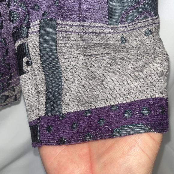 Anthony Richards multi-texture open face jacket Sz 14 - Picture 5 of 8